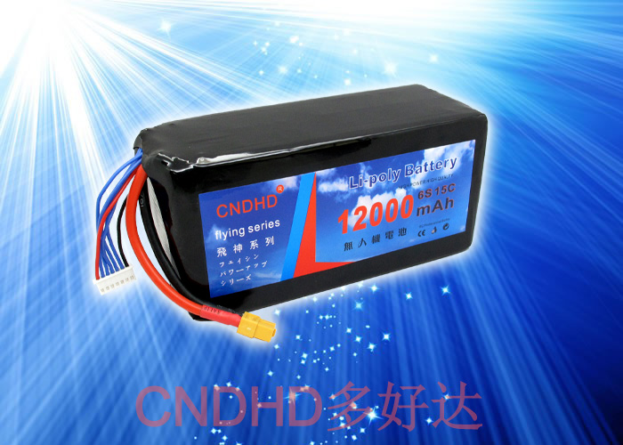 多好達 22.2V 1P 15C 12000MAH多軸航拍專用電池