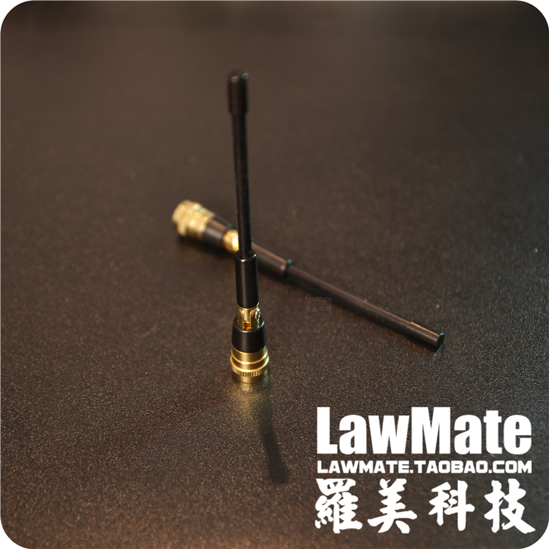 原裝1.2G主波天線2db增益無線傳圖模塊視頻發(fā)射接收銅頭天線