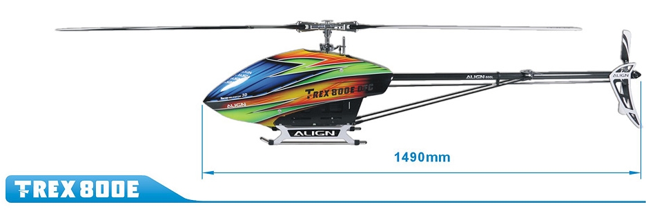 亞拓 T-REX 800E 遙控直升機(jī)