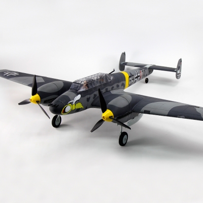 Messerschmitt BF-110梅塞施米特式BF-110 V2 迪樂美1.5米飛機(jī)