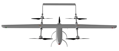 垂直起降固定翼無人機KWT-GM360-H油電混動電動雙版本