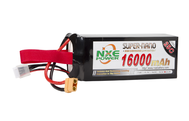 諾信16000mAh 25C 6S 22.2V 植保機電池