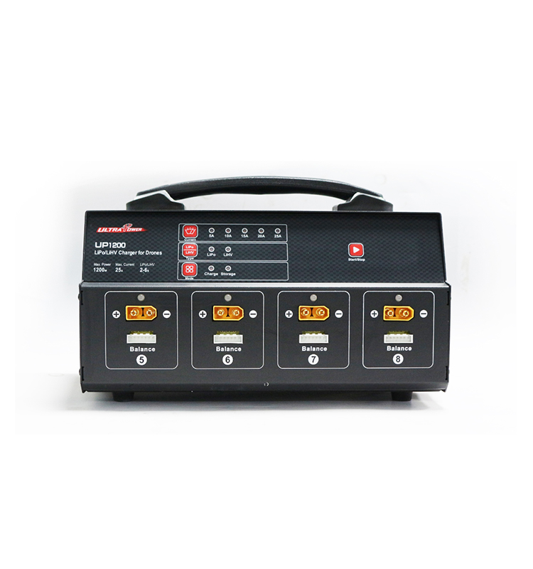 UP1200 8通道無人機鋰電池充電器 （2~6S）