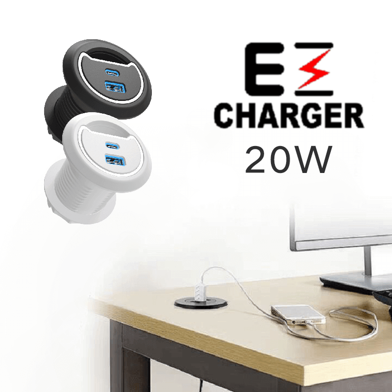 維爾寶：雙端口20W桌上型USB PD充電器