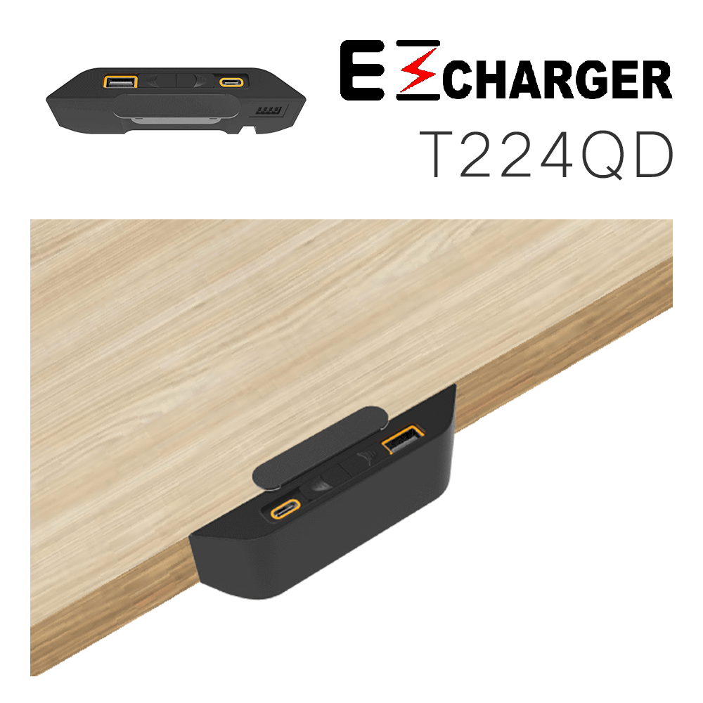 維爾寶:雙端口24W邊緣安裝臺(tái)式USB-C PD充電器