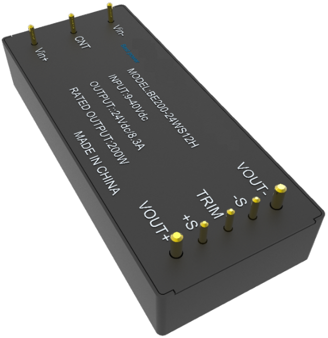 1/8磚 200W 機(jī)載模塊電源 
