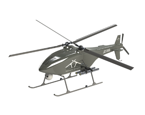 JZ-500 交叉雙旋翼復合推進無人直升機