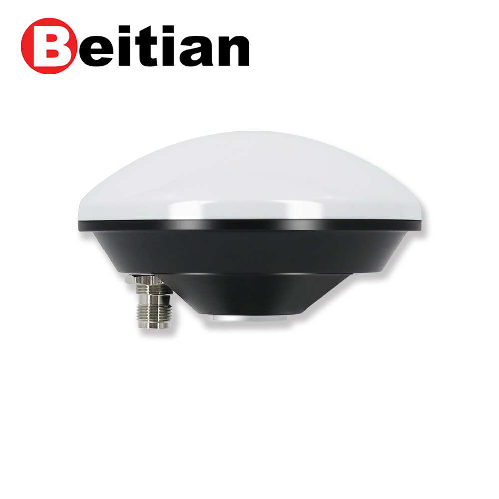 Beitian攤鋪機高精度rtk差分GPS北斗四星全頻GNSS天線碟型BT-208
