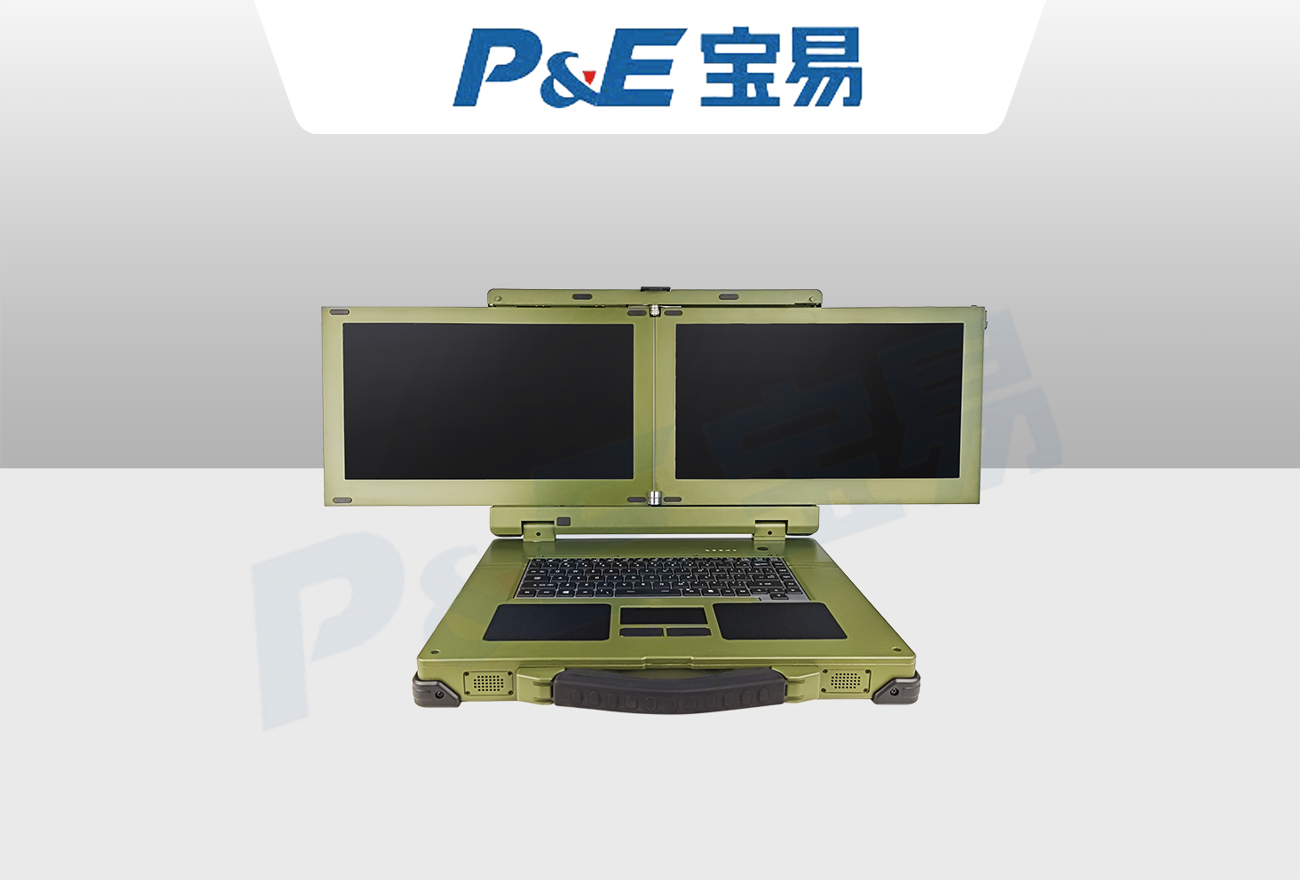 飛騰雙屏加固便攜式計(jì)算機(jī) --PER-J15A1701-QD01-F22