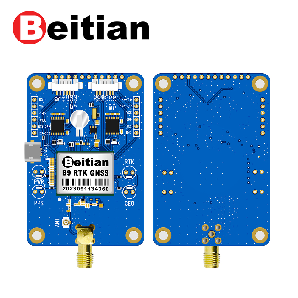 北天Beitian ZED-F9PGNSS高精度RTK差分厘米級GPS模塊接收機BT-F9PK2