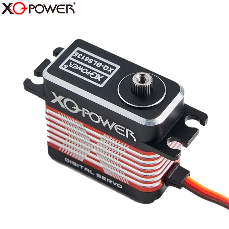 XQ-POWER無刷舵機 35KG扭力8.4V高壓鋼齒防水金屬外殼固定翼無人機舵機