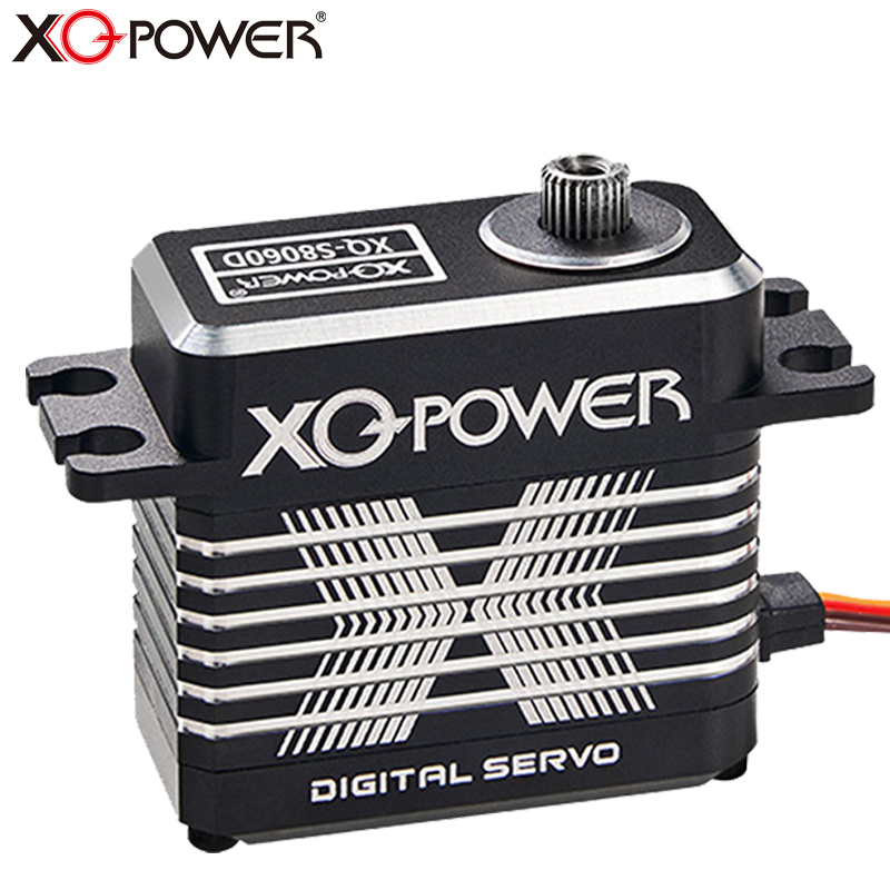 XQ-POWER空心杯全金屬舵機(jī)62KG扭力25T鋼齒輪大型固定翼無(wú)人機(jī)舵機(jī)