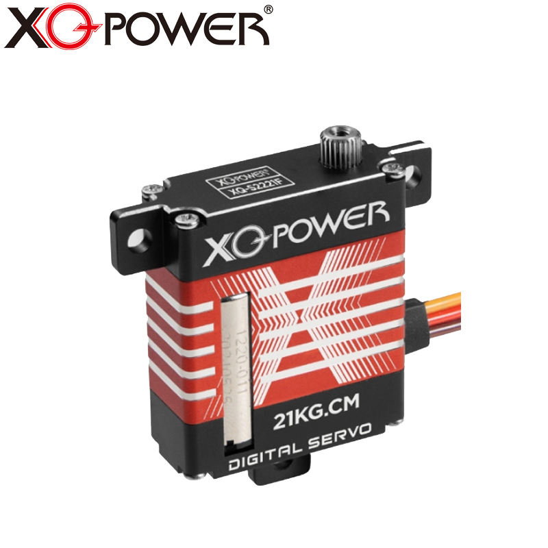 XQ-POWER扁舵機(jī)20KG扭力8.4V高壓鋼齒輪全鋁外殼 大型航模無人機(jī)舵機(jī)